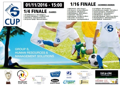 Groep S Cup - dinsdag 1 november
