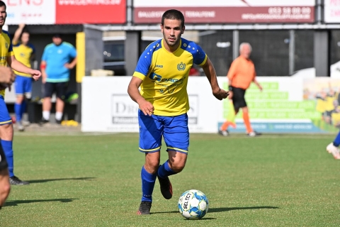 Dario Grazzini (rechts). “Onze tweede helft was misschien wel de sterkste van het seizoen, ik ben blij dat we daarvoor dan ook nog beloond zijn.” — © GTG