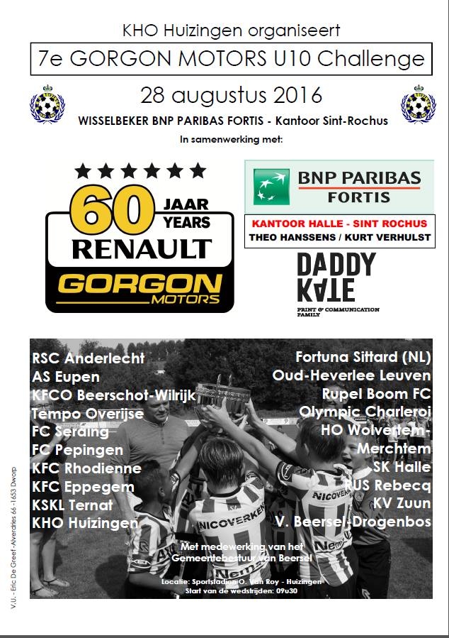 7e GORGON MOTORS U10 Challenge - 28 augustus
