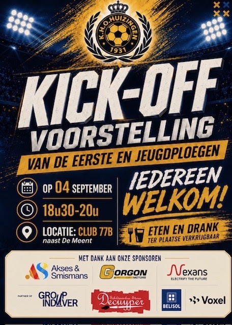 Kick-off nieuw voetbalseizoen!